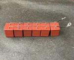20UF 315V MBGO-1 Ussr Military Paper In Oil Pio Audio Capacitors Nos 6PCS.. Fixed Price $42.00.