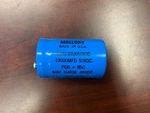 Mallory CGS133U050V3C Capacitor 13,000 Uf/mfd 50VDC New Nos. Fixed Price $11.90.