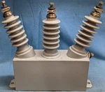 General Electric Capapcitator 3 Pole 50/60 Hz 2400 Vac 110KV Cat No. 18L15UJ. Fixed Price $175.00.