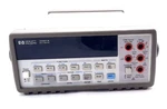 Hp Hewlett Packard 34401A Lab Multimeter, Voltage, Current, 2/4-WIRE, 120/240VAC. Fixed Price $500.00.