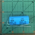 1000UF 25V Cornell Dubilier Axial Capacitor WBR1000-25 Industrial Grade Cde Nos. Fixed Price $14.07.