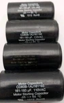 4X CD60B-1AJ161193 161-193 Mfd 110 Vac Starting Capacitor (unused, Storage Wear). Fixed Price $59.80.