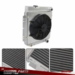 Row Aluminum Radiator W/ Fan Shroud Ford Mustang Comet Falcon V8 1963-1966. Fixed Price $113.36.