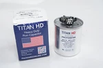 New Titan Hd PRCFD5575A Motor Run Capacitor 55+7.5 Mfd, Round, 440/370 Vac. Fixed Price $26.99.