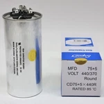 Supco CD75+5X440R Hvac Motor Round Dual Run Capacitor Mfd Volts. Fixed Price $20.95.