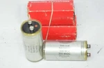 (2) Nos Sangamo Capacitor Type Dcm 539-2586-01 500 Mfd 350 Wvdc 658351 Usa New. Fixed Price $44.95.