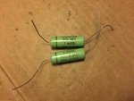 2 Nos Cornell Dubilier Greenie .1 Uf 400V Capacitors Guitar Tone Tested (qty. Fixed Price $20.00.