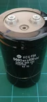 Hitachi HCGF5A 5600 Mfd 400 Vdc Capacitor. Fixed Price $35.00.