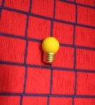 Box Of 10 New Ceramic Bug Yellow Sign & Night Light Bulb 1/2 Watt 7.5S11. Fixed Price $29.98.