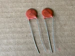 Nos 1960S Sprague .025 Uf 100V Ceramic Disc Capacitors .018 Guitar Tone. Fixed Price $12.00.