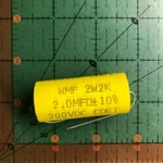 2UF 200V Cornell Dubilier Axial Film Capacitor 10% WMF2W2 2MFD Audio 4PCS. Fixed Price $23.01.