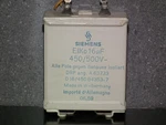 One Vintage Siemens Electrolytic Capacitor 16UF / 500V Klangfilm Glass End Seal. Fixed Price $99.95.