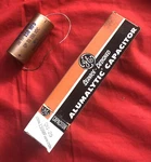 Nos Ge Uf 150V Electrolytic Capacitor Alumaltyic Axial Lead Cardboard Cover. Fixed Price $11.00.