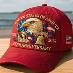 Baseball Cap United States 250TH Anniversary Hat Suitable For Multiple Occasion. Fixed Price $6.99.