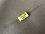 Elpac .047 Uf 600V Axial Film Capacitor Yellow Mini Phone Book Style. Fixed Price $5.50.