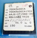16X ATC700A560GCA150X American Technical Ceramics Rf Microwave Cap 56PF 150V 2%. Fixed Price $50.00.