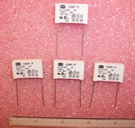 Qty (50) .1UF 250V X2 Metallized Polyester Suppression Capacitors GG250K104US08. Fixed Price $9.99.