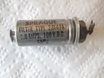 Sprague 2.0 100 Vdc Filter Type 2JX47A Feedthru Capacitor. Fixed Price $14.47.