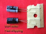 25 Pc - 47UF 50V ELECTROLYTIC105C Rubycon Caps Low Esr + Long Life. Fixed Price $8.75.