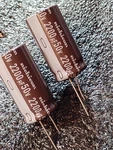 2,200 Uf 50 Volt Nichicon Upw Series Capacitors" Low Impedance 105* Temp-range. Fixed Price $5.45.