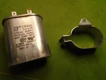 Oval Run Start Capacitor CBB65 370V.AC 50/60HZ Protected 10000AFC TEMP.85.C. Fixed Price $19.99.