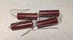 (4) Nos Vintage Mallory .047 Mfd 600V Capacitor GEM-6147 Red. Fixed Price $19.99.