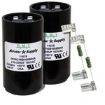 (2) Pack , 216-259 Uf Mfd Hvac Motor Start Capacitors 165 Volt & Resistors. Fixed Price $41.20.