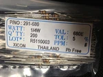 Ohms 5% Tol. 1/4W Xicon Carbon Film Resistors Pn 291 Val 680E Qty 200 Pieces. Fixed Price $5.97.