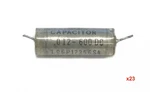 Lot Of 23 Vintage Sprague Vitamin Q .012UF 600VDC Capacitors Guitar Tone Caps. Fixed Price $50.99.