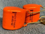 (2X) Sprague 0.33UF/100V Capacitors Guitar Tone Nos 225PX Film & Foil. Fixed Price $5.99.
