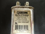 Rotom Capacitor 36-5-370440; Mfd; 370440V-----"USED". Fixed Price $9.99.