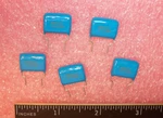 Qty (10) .16UF 200V 5% Metallized Polypropylene Film Capacitors 7A2D164J Taitsu. Fixed Price $7.99.