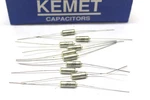 (10PK) Kemet T140B186K030AS 18UF 30V 10% Case Axial Tantalum Capacitors. Fixed Price $10.00.