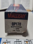 Mallory Op 170 Capacitor. Fixed Price $10.00.