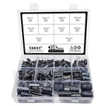 400V 10VALUES Electrolytic Capacitor Assortment 158PCS Kit 1UF 100UF....... Fixed Price $21.69.
