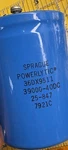 39000UF 40V Sprague Computer Grade Capacitor 36DX9511 Screw Terminals. Fixed Price $29.88.