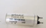 Sprague 50MF -10% + 50% 350 Dc Electrolytic Capacitor 673D 711410-270; D32418. Fixed Price $10.90.