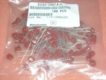 10 Pcs Panasonic Film Capacitor 50V 0.47UF 470NF ECQV1H474JL Rohs. Fixed Price $8.95.