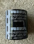 Set Of Rifa PEH532YDE3330M2 Capacitors Uf +/-20% 450 V -40/+105C Tested. Fixed Price $33.50.