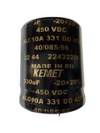 New Kemet A521EF331M450A / ALC10A331DD450 450VDC 330UF Aluminum Capacitor. Fixed Price $8.99.