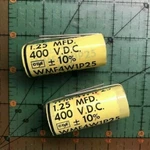 1.25UF 400V Cornell Dubilier Film Axial Capacitor WMF4W1P25 10% Audio Tube 2PCS. Fixed Price $17.59.