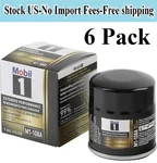 Engine Oil Filter Mobil M1-108A, 6 Pack, Authentic, Stock Us-no Import Fees. Fixed Price $46.69.