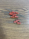 Sprague Axial Lead Film Capacitors Orange Drop 0.0039 Tolerance 5% 100 Vdc. Fixed Price $15.00.