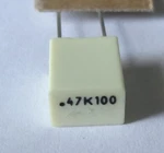 Pcs 0.47 Uf, 100VDC 63VAC, Metallized Polyester Film Capacitors, By Kemet. Fixed Price $5.95.