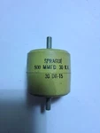 Nos Sprague Ceramic Transmitting Hv Capacitor 30DK-T5 500PF 30KV. Fixed Price $40.00.