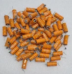 Lot Of 70 Epcos Sikorel 125 B41693 Ll 150UF 100V Axial Electrolytic Capacitors. Fixed Price $70.00.