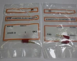 Two Red Pomona Pin Tip Plug 3545-2. Fixed Price $39.00.