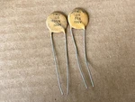 2 Nos Vintage 1960S Rmc Ceramic Disc .05 Uf 100V Guitar Tone Capacitors Mallory. Fixed Price $12.00.