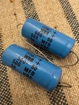(2) 500UF 50V Cornell Dubilier Axial Capacitor WBR500-50 Industrial Grade 85C. Fixed Price $25.00.
