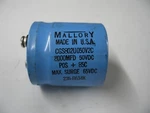 New Mallory CGS802U050V2C Capacitor 8000MFD 50VDC 65VDC Max W/screws Q0415. Fixed Price $14.99.